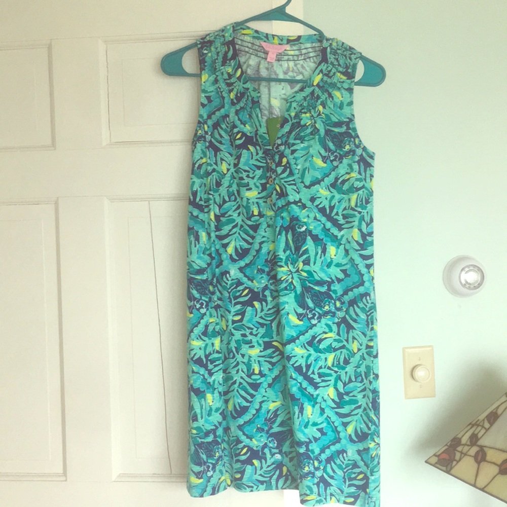 Lilly Pulitzer Essie Dress in midnight cove XS